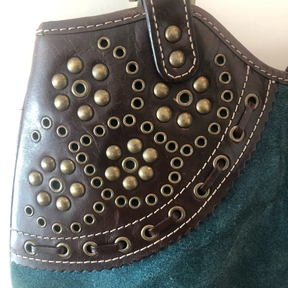Rafe New York Suede Embellished Bag